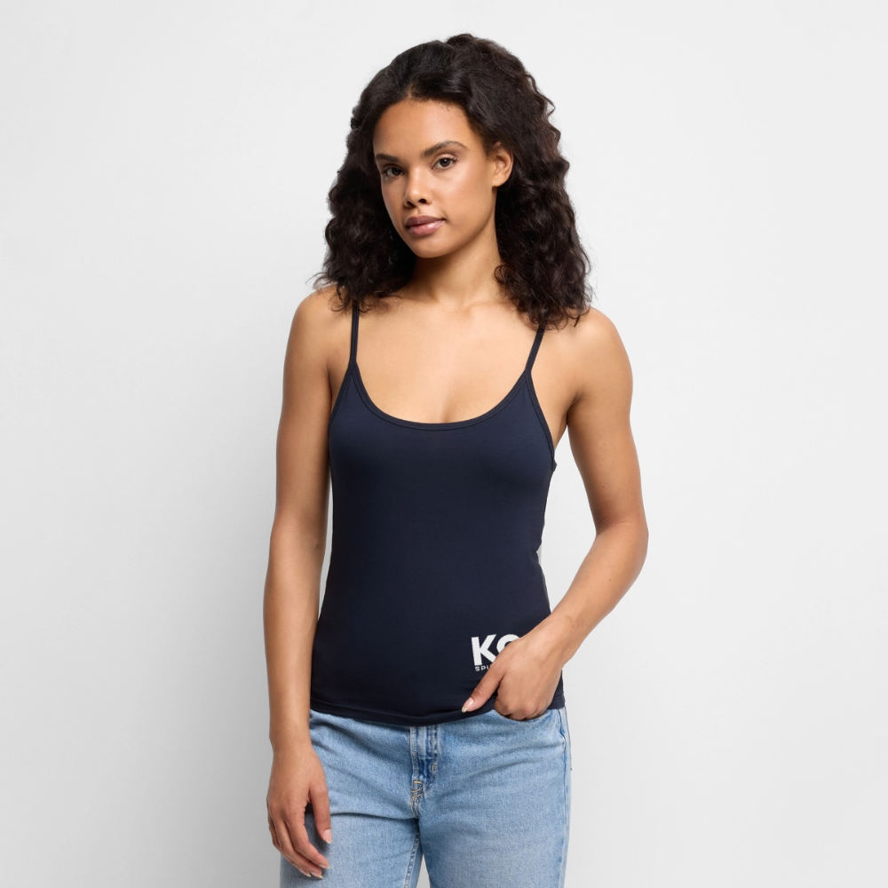 Frauen Spaghetti Tank Top - Navy