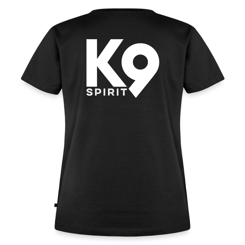 K9 PREMIUM Organic-Shirt "K9 SPIRIT" WOMEN edition - Schwarz