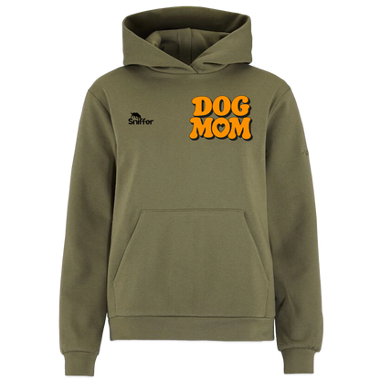 Sniffer DOGWALK Craft-Hodie "DOG MOM" WOMEN edition - Moosgrün