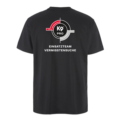 K9 PRO PREMIUM Craft-Shirt "K9 PRO Vermisstensuche" MEN edition - Schwarz