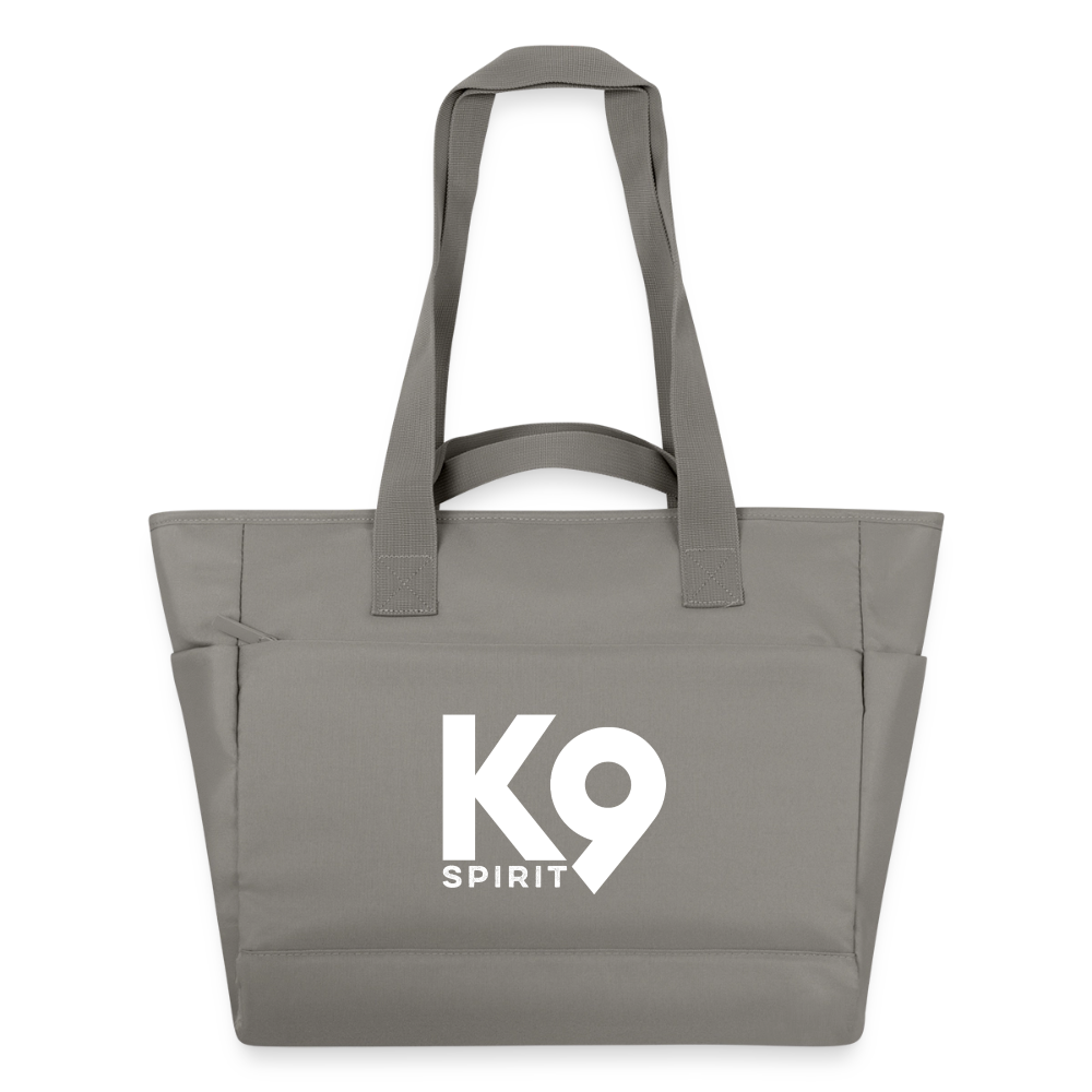 K9  WATER-REPELLENT Padded-Bag "DOG on a MISSION" - Grau