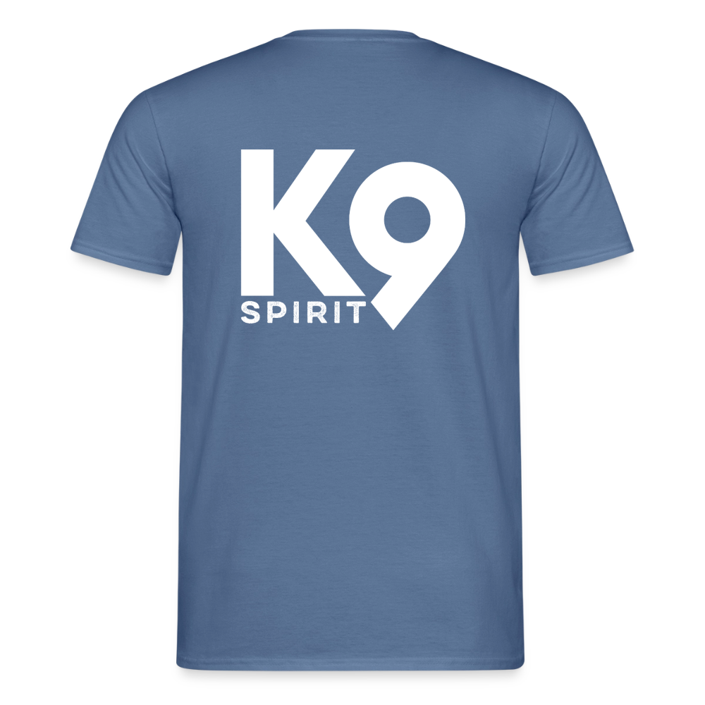 K9 Style-Shirt "think BIG" MEN edition - Taubenblau 