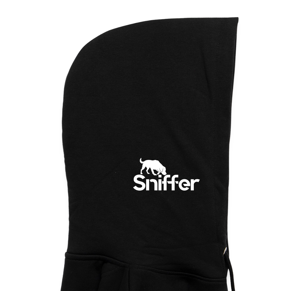Sniffer ORGANIC  Premium-Hoodie „BORN to track“  UNISEX edition - Schwarz