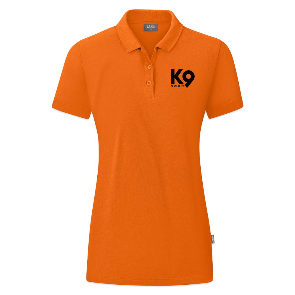K9 ORGANIC Polo-Shirt "K9 SPIRIT" WOMEN edition - Neonorange