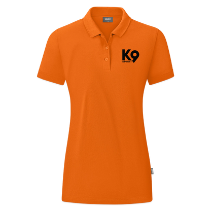 K9 ORGANIC Polo-Shirt "K9 SPIRIT" WOMEN edition - Neonorange