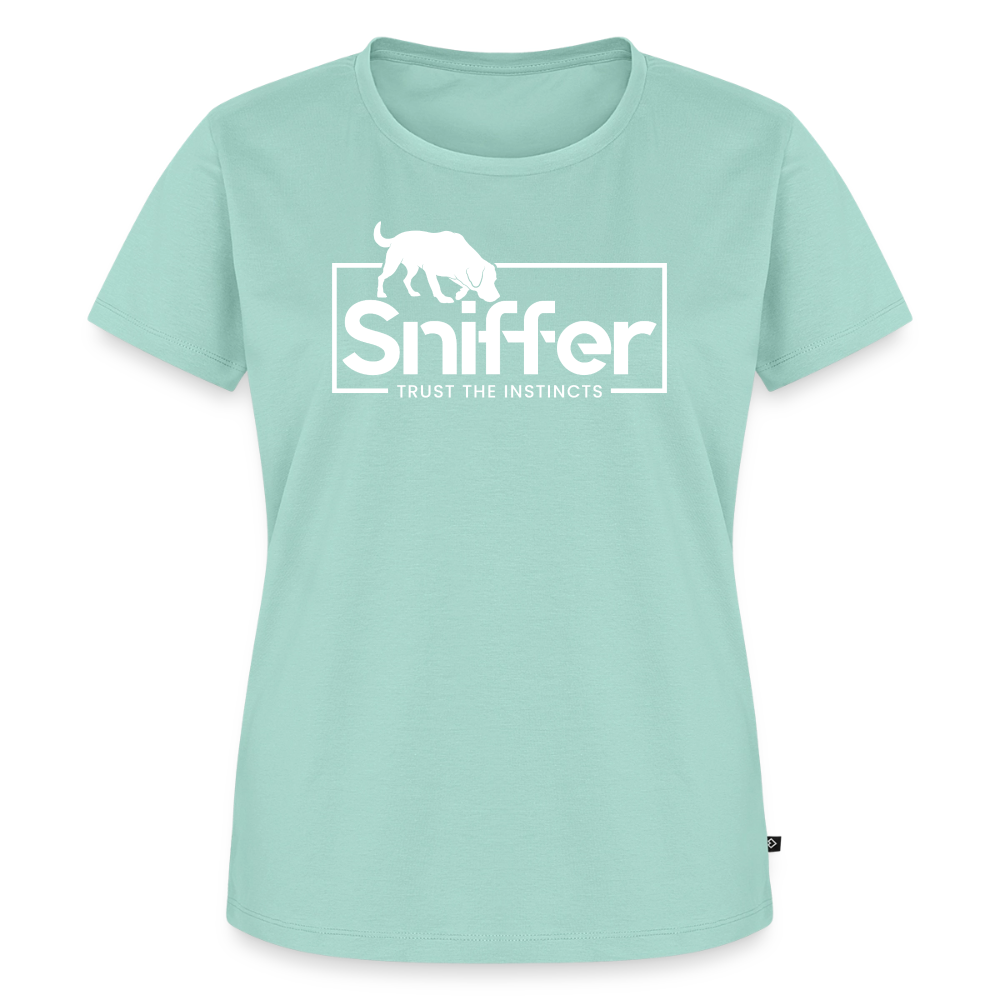 Sniffer Premium-Shirt „BORN to Track“ WOMEN edition - Mint 