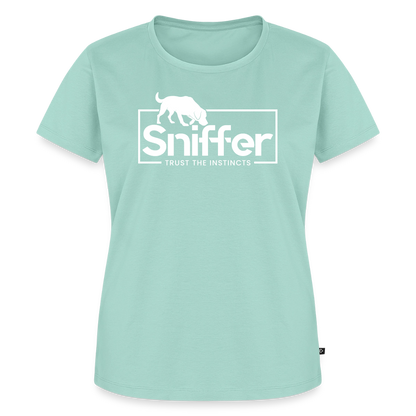 Sniffer Premium-Shirt „BORN to Track“ WOMEN edition - Mint 