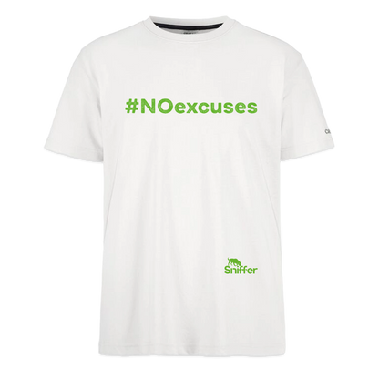 Sniffer CRAFT Style-Shirt "#NOexcuses" MEN edition - Weiß