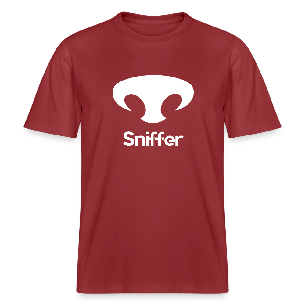 Sniffer Organic-Shirt "#NOexcuses" UNISEX edition - Erdrot