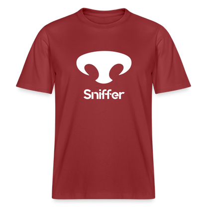 Sniffer Organic-Shirt "#NOexcuses" UNISEX edition - Erdrot