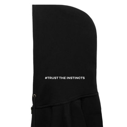 Sniffer DOGTRAINING Hoodie-Jacket „#TRUSTTHEINSTINCTS“ UNISEX edition - Schwarz