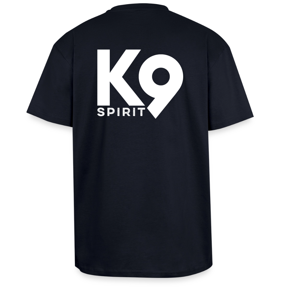 K9 HEAVY OVERSIZE Organic-Shirt "K9 SPIRIT" - French Navy