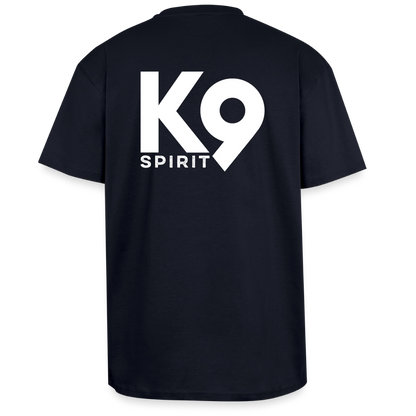 K9 HEAVY OVERSIZE Organic-Shirt "K9 SPIRIT" - French Navy