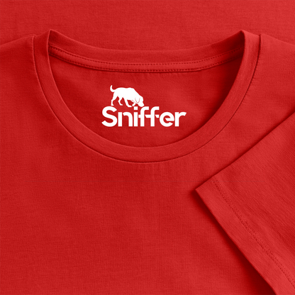 Sniffer Premium-Shirt „BORN to Track“ WOMEN edition - Rot