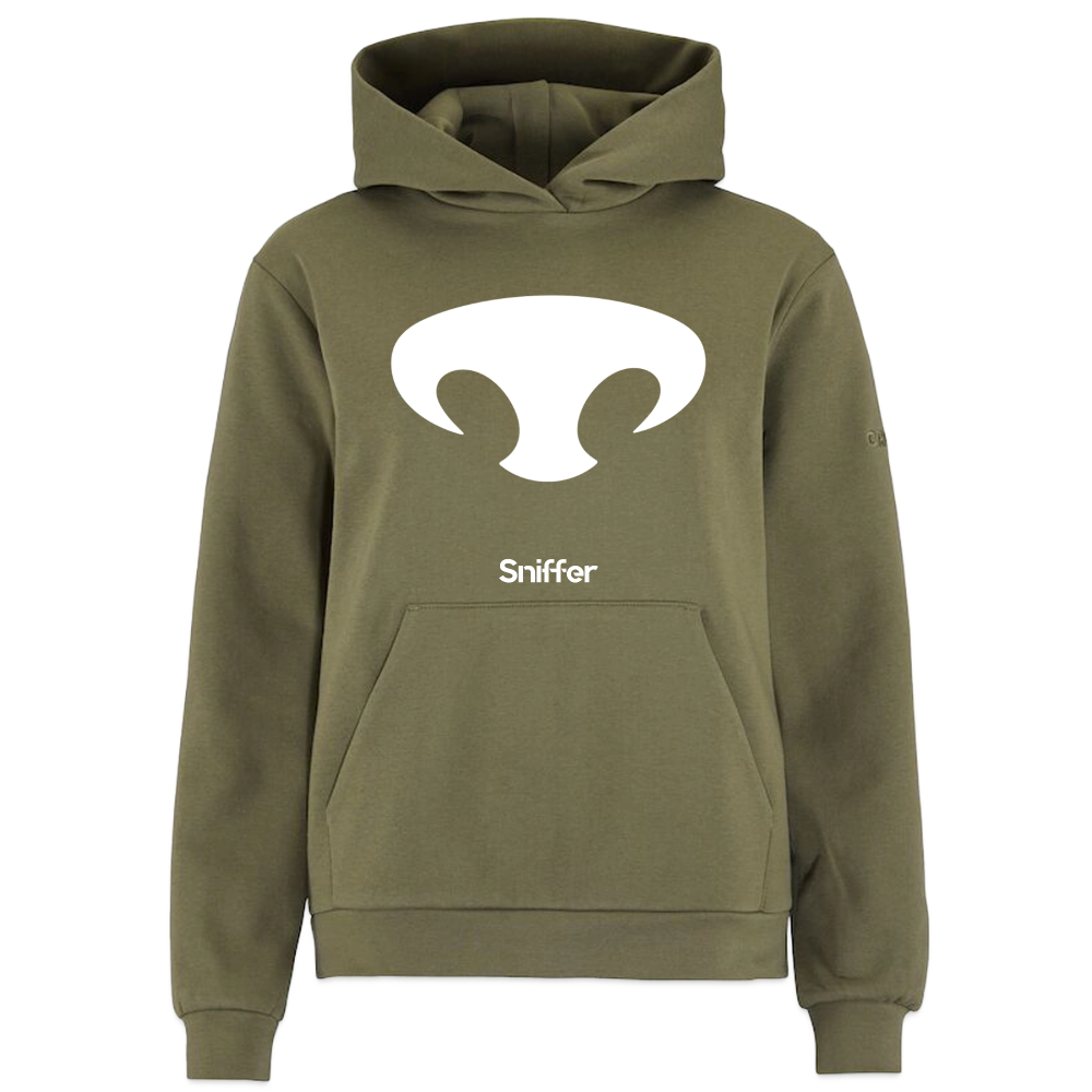 Sniffer DOGHANDLER Craft-Hoodie "TRUST THE INSTINCTS" WOMEN edition - Moosgrün