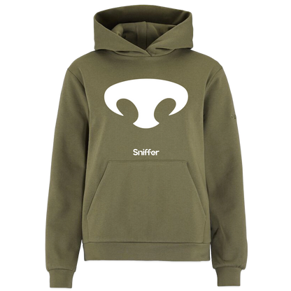 Sniffer DOGHANDLER Craft-Hoodie "TRUST THE INSTINCTS" WOMEN edition - Moosgrün