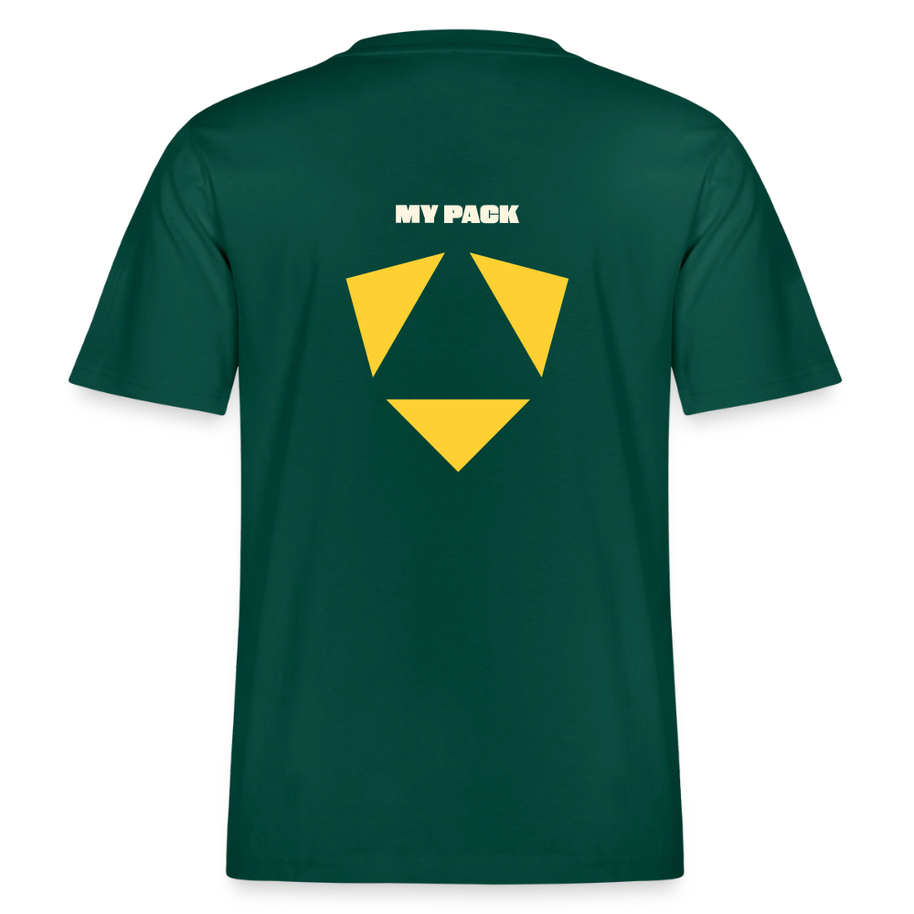 MyPack Organic-Shirt "KNOW LESS. TRUST MORE. LEAD BETTER." UNISEX edition - Forest