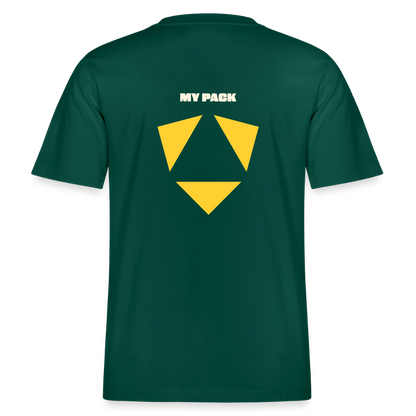 MyPack Organic-Shirt "KNOW LESS. TRUST MORE. LEAD BETTER." UNISEX edition - Forest