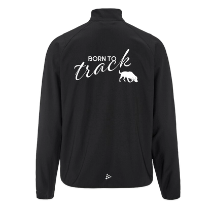 Sniffer Outdoor-Trainingsjacke „BORN to Track“ UNISEX edition - Schwarz