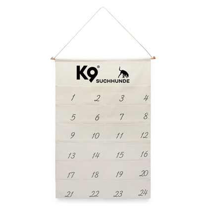 K9 Adventskalender „Suchhunde“ zum Selberbefüllen - Naturweiß