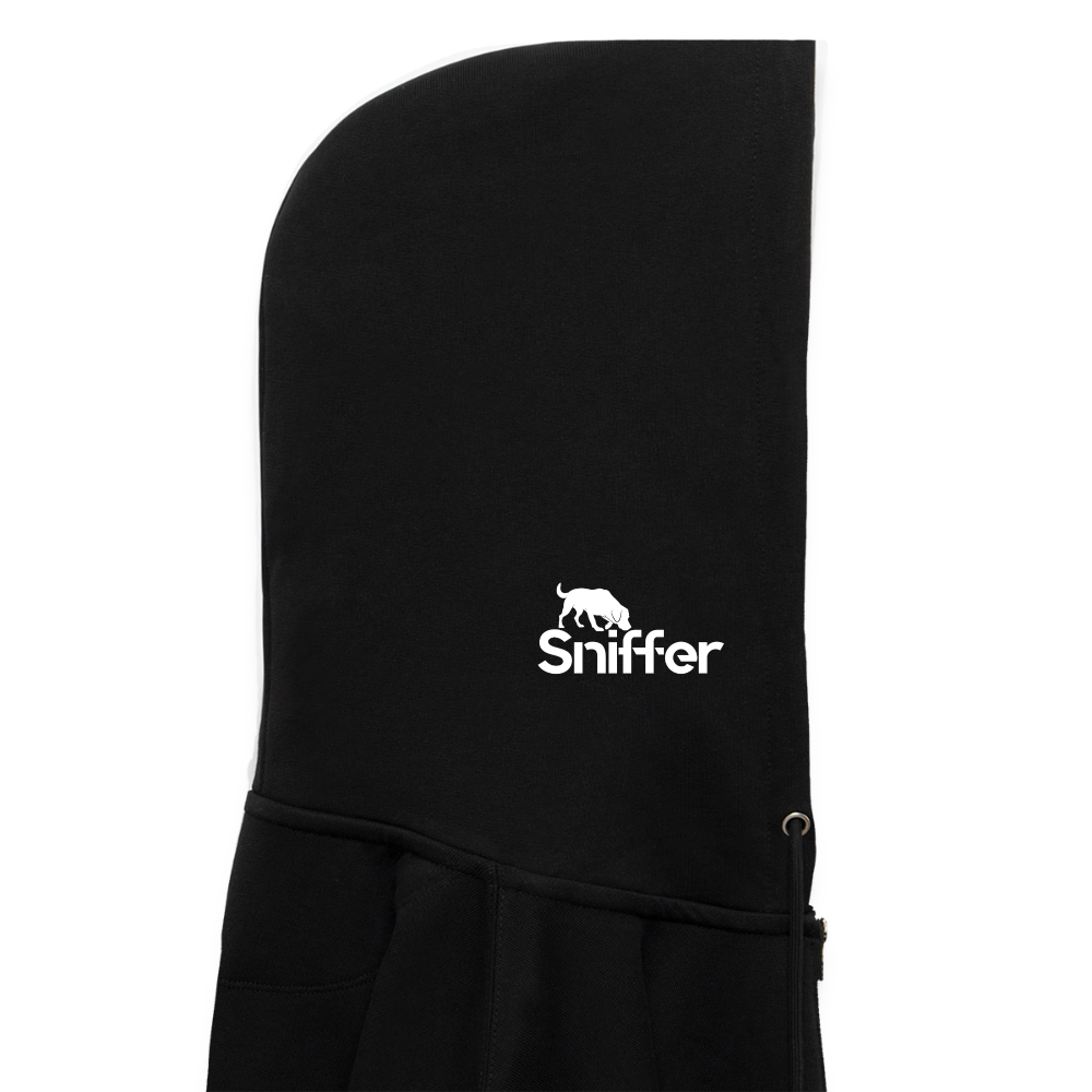 Sniffer DOGTRAINING Hoodie-Jacket „#TRUSTTHEINSTINCTS“ UNISEX edition - Schwarz