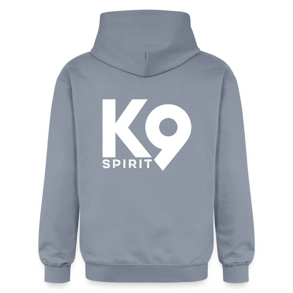 K9 Cozy-Hoodie "on a MISSION TOGETHER" - Blau