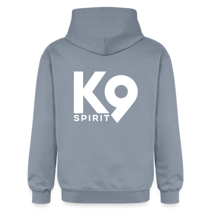 K9 Cozy-Hoodie "on a MISSION TOGETHER" - Blau