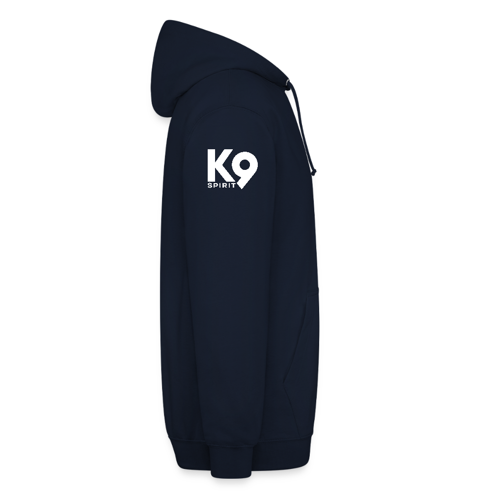 K9 Casual-Hoodie "DOG on a MISSION" - Navy