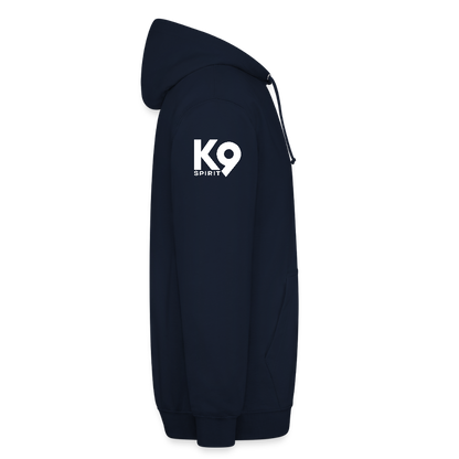K9 Casual-Hoodie "DOG on a MISSION" - Navy