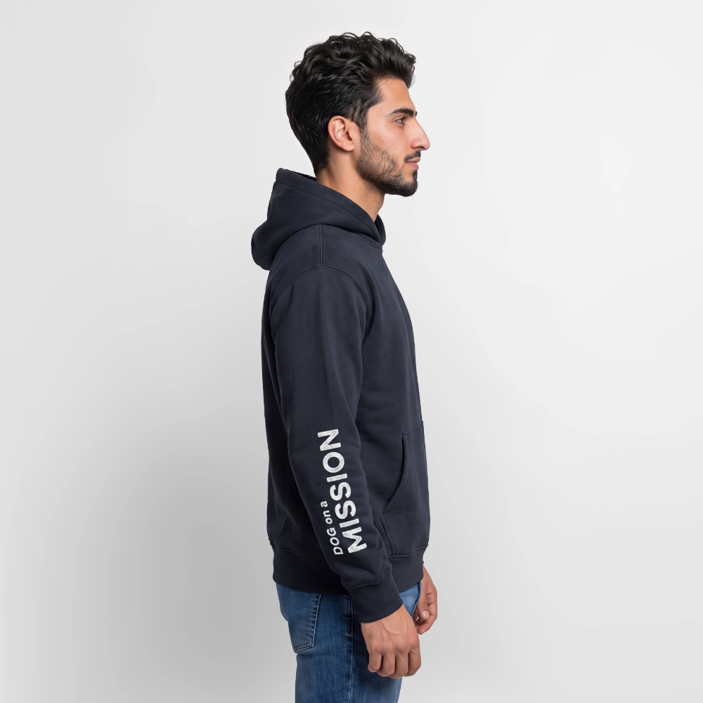 K9 Suchhund Organic-Hoodie „Think BIG“ UNISEX edition - Navy