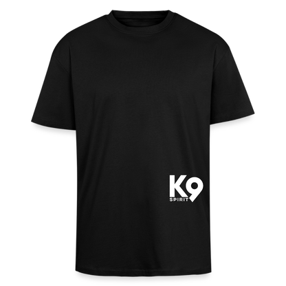 K9 HEAVY OVERSIZE Organic-Shirt "K9 SPIRIT" - Schwarz