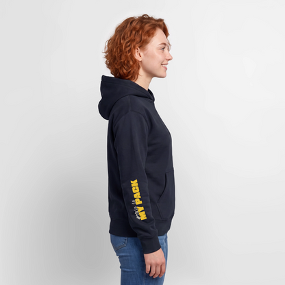 MyPack Casual-Hoodie "KNOW LESS. TRUST MORE. LEAD BETTER." UNISEX edition - Navy