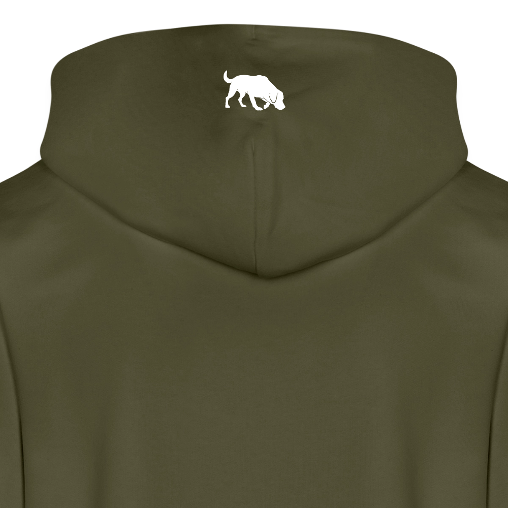 Sniffer DOGTRAINING Hoodie-Jacket „#TRUSTTHEINSTINCTS“ UNISEX edition - Khaki