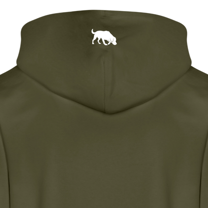 Sniffer DOGTRAINING Hoodie-Jacket „#TRUSTTHEINSTINCTS“ UNISEX edition - Khaki