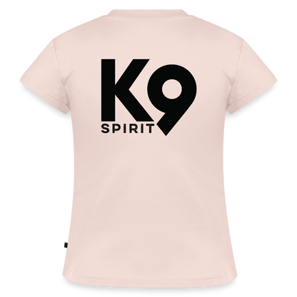 K9 SLIM-FIT Organic-Shirt "K9 SPIRIT" - Puderrosa