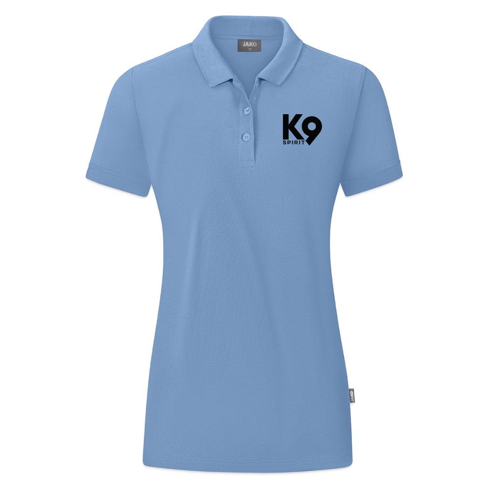 K9 ORGANIC Polo-Shirt "K9 SPIRIT" WOMEN edition - Sky