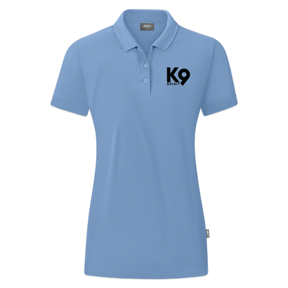 K9 ORGANIC Polo-Shirt "K9 SPIRIT" WOMEN edition - Sky