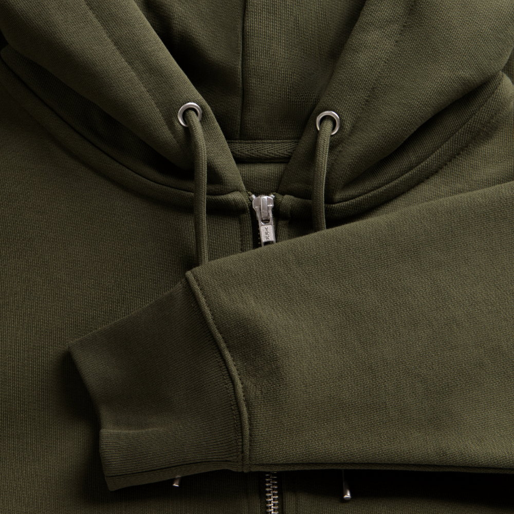 Sniffer DOGTRAINING Hoodie-Jacket „#TRUSTTHEINSTINCTS“ UNISEX edition - Khaki