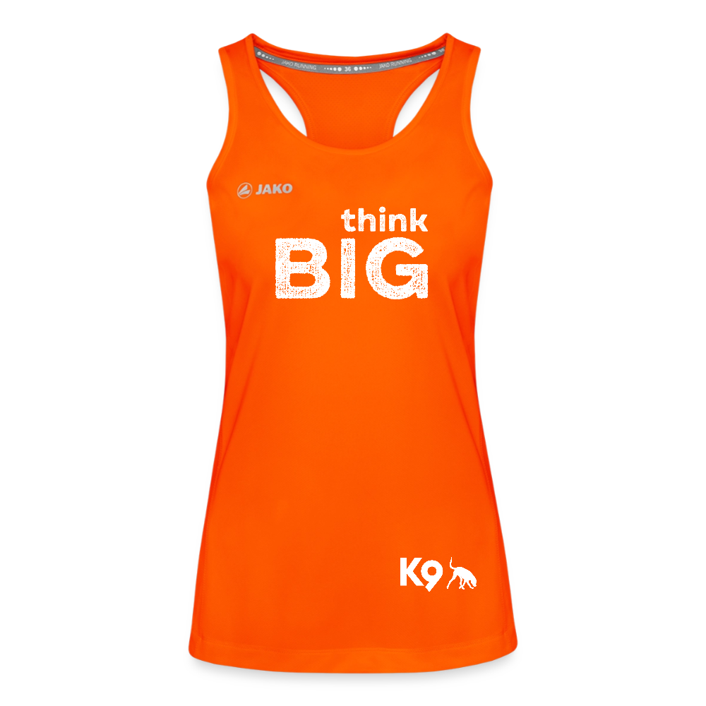 K9 Tanktop „think BIG“ WOMEN edition - Neonorange