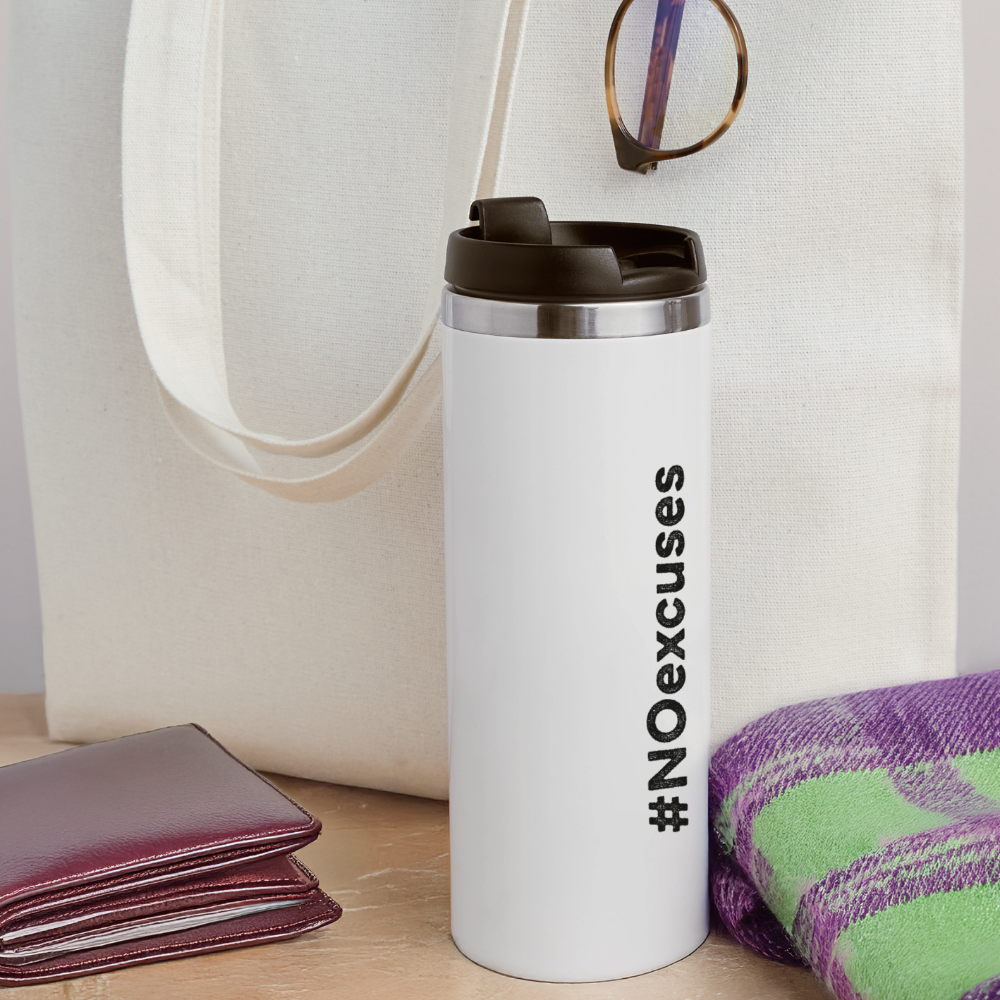 Sniffer SURVIVAL Thermo-Cup "NOexcuses" - Weiß