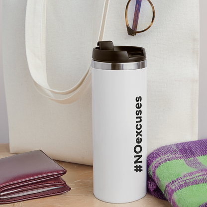 Sniffer SURVIVAL Thermo-Cup "NOexcuses" - Weiß
