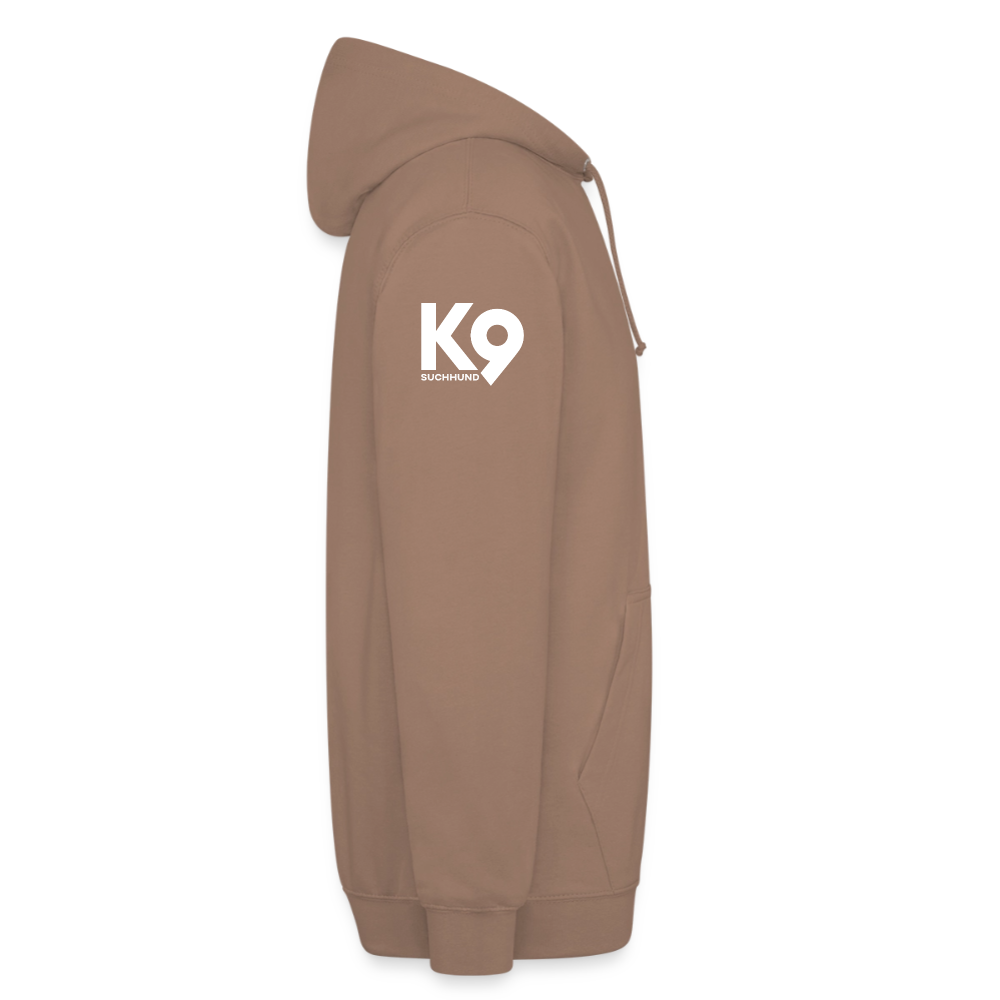 K9 Casual-Hoodie "Suchhund" - Mokka