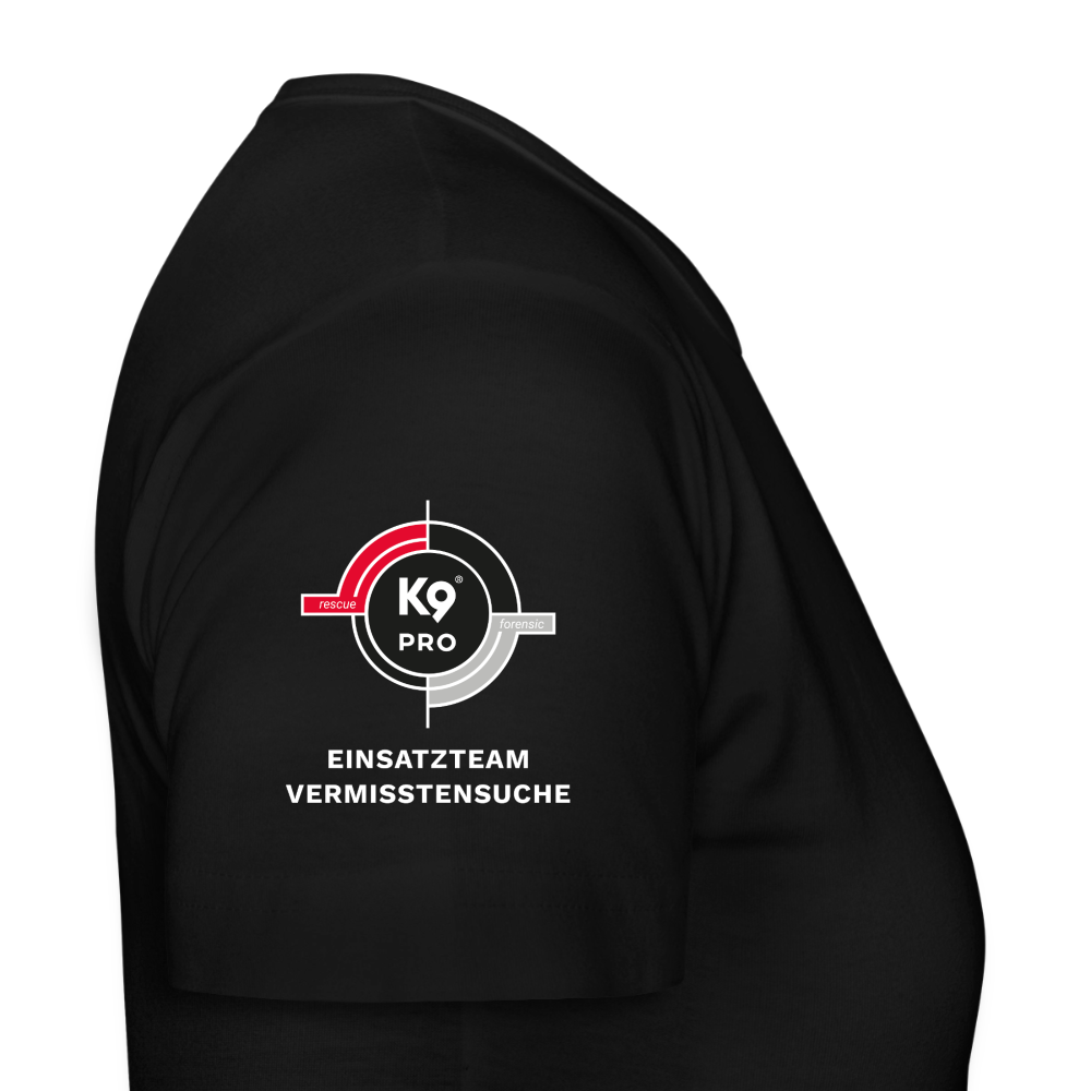 K9 PRO Premium-Shirt "K9 PRO Vermisstensuche" WOMEN edition - Schwarz