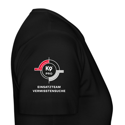 K9 PRO Premium-Shirt "K9 PRO Vermisstensuche" WOMEN edition - Schwarz