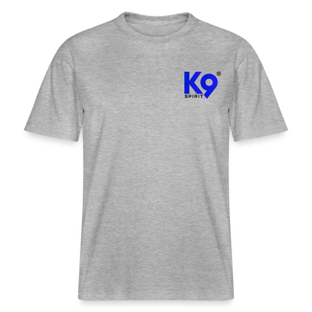 K9 Organic-Shirt "Suchhunde NIEDERRHEIN" MEN edition - Grau meliert
