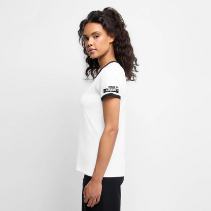 K9 GERMANY Retro-Shirt „K9 SPIRIT“ WOMEN edition - Weiß/Schwarz
