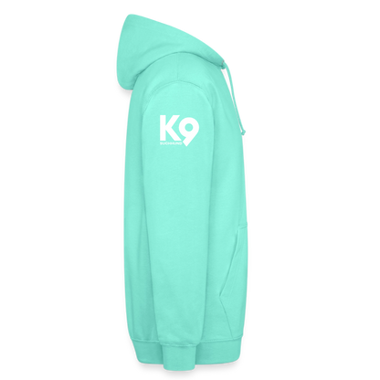 K9 Casual-Hoodie "Suchhund" - Mint