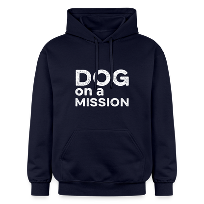 K9 Cozy-Hoodie "DOG on a MISSION" - Navy