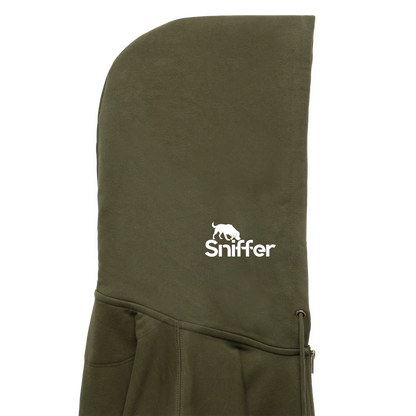 Sniffer DOGTRAINING Hoodie-Jacket „#TRUSTTHEINSTINCTS“ UNISEX edition - Khaki