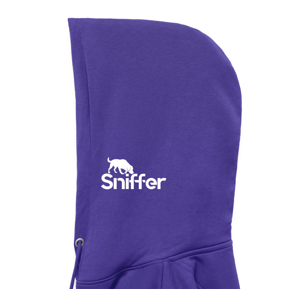 Sniffer ORGANIC  Premium-Hoodie „BORN to track“  UNISEX edition - Purple Love 